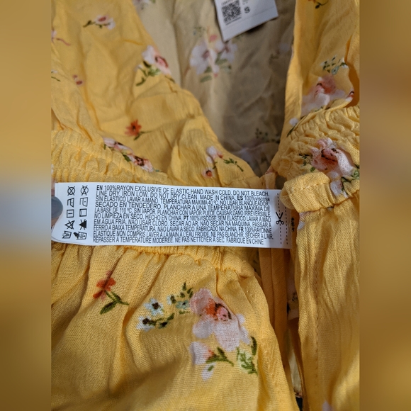 Yellow Forever 21 Tie-Front Top - Picture 7 of 10